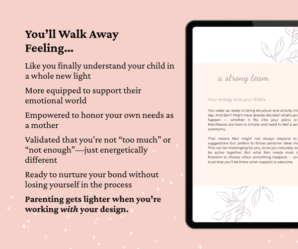 Human Design Relationship Report: Mother & Child Edition - K Sahai